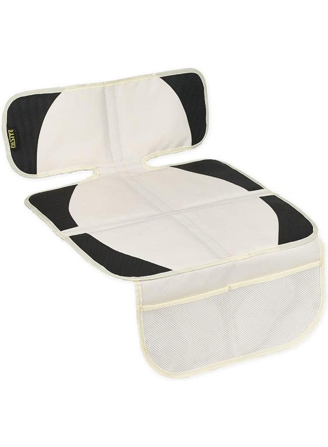 FASITE Car Seat Protector for Baby Child Car Seats - Auto Seat Cover Mat, Protective Non-Slip Waterproof Car Seat Cover Pad with Mesh Pockets - Image 1